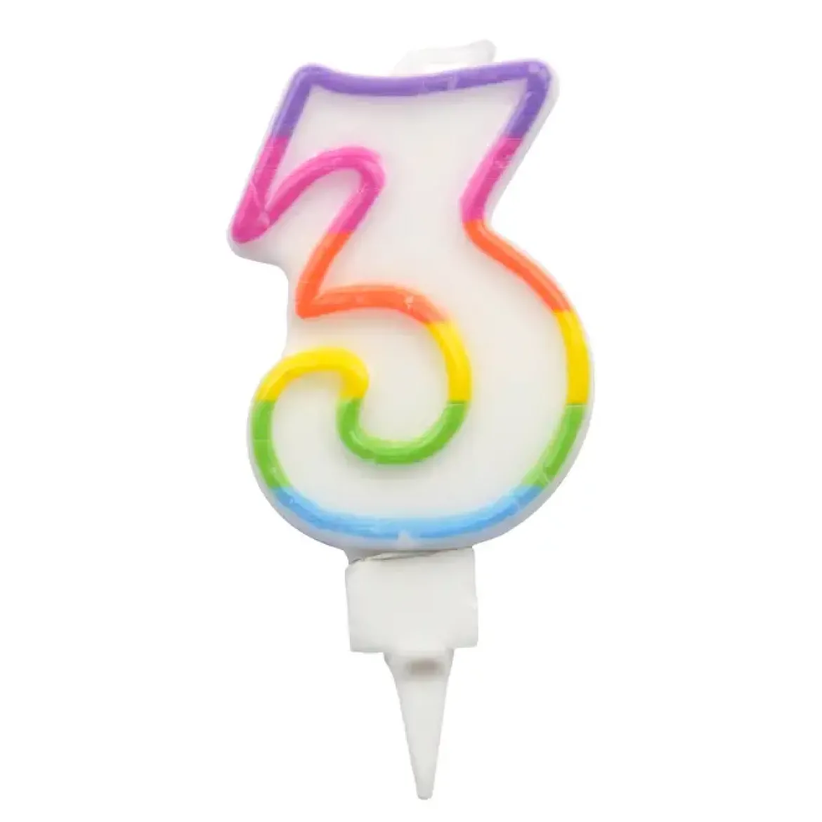 BOUGIE ANNIVERSAIRE CHIFFRE 3
