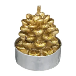BOUGIE CHAUFFE PLAT POMME DE PIN X6 PIECES 140G