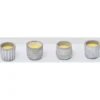 BOUGIE CITRONNELLE POT CIMENT NATURE 4 MOTIFS PM X 1 GRIS