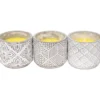 BOUGIE CITRONNELLE POT CIMENT ROMA MOTIFS