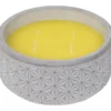 BOUGIE CITRONNELLE POT CIMENT AZTECA MEGA