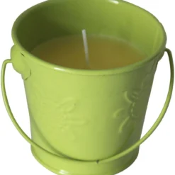BOUGIE CITRONNELLE SEAU GM X3 VERT ANIS