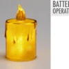 BOUGIE H.8CM LED AMBRE