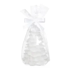 BOUGIE LED SAPIN BLANC H.9.5CM