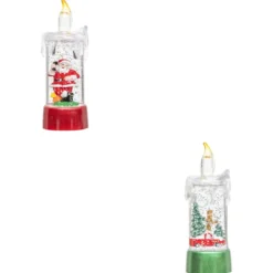 BOUGIE LUMINEUSE 1 LED BLANC CHAUD H.13.5CM