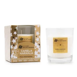 BOUGIE NOEL 120GR ORANGE CANNELLE