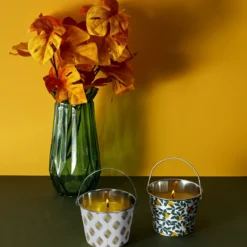 BOUGIE PARFUMEE CITRONNELLE SEAU METAL