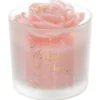 BOUGIE PARFUMEE FLEUR PHOTOPHORE 8X10CM 140G