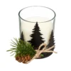 BOUGIE PARFUMEE SAPIN METAL 140GR