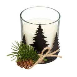 BOUGIE PARFUMEE SAPIN METAL 140GR