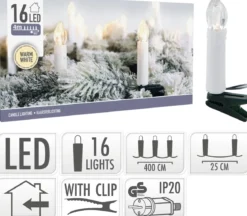 BOUGIES LED CHAUD BLANC AVEC ADAPTATEUR