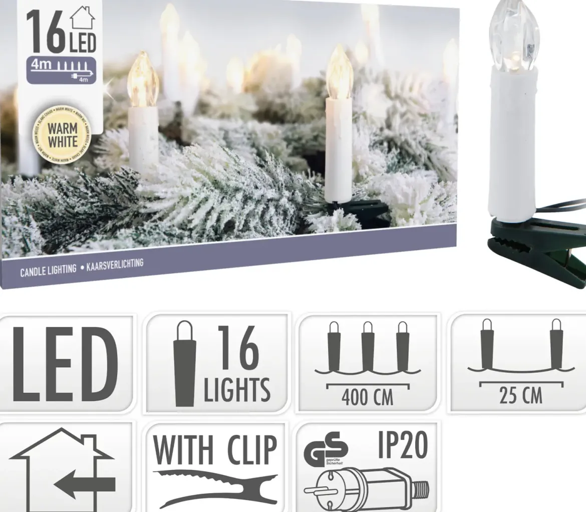 BOUGIES LED CHAUD BLANC AVEC ADAPTATEUR