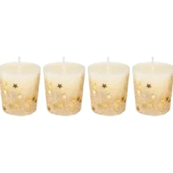 BOUGIE VOTIVE X4 PIECES OR 48G