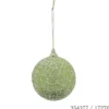 BOULE D.8CM VERT POLYSTYRENE