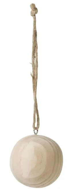 BOULE DE NOEL BOIS D.6CM