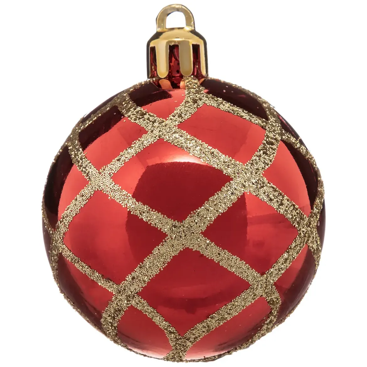 BOULE DE NOEL 50MM X15 PIECES LISSE DECO DELICE