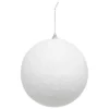 BOULE DE NOEL NEIGE POLYSTYRENE BLANC 15CM