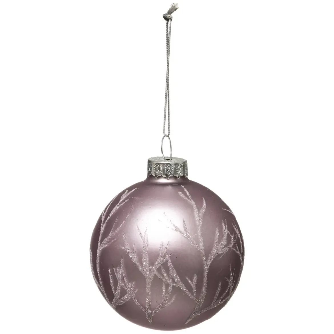 BOULE DE NOEL VERRE ARBRE TURQUOISE 7CM