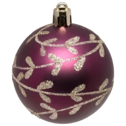 BOULE DE NOEL X12 PIECES MYSTERIOUS FOREST 6CM