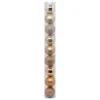 BOULE DE NOEL X9 PIECES NUDE 6CM