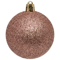 BOULE DE NOEL X12 PIECES SECRETS BOIS 6CM