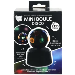 BOULE DISCO MINI A PILE