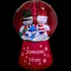 BOULE GONFLABLE 30LEDS MOUVEMENT ET MUSICAL D.110X110X180CM