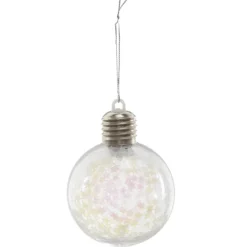 BOULE LED AVEC ETOILES 8CM