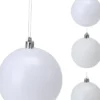 BOULE NOEL BLANC D.14CM