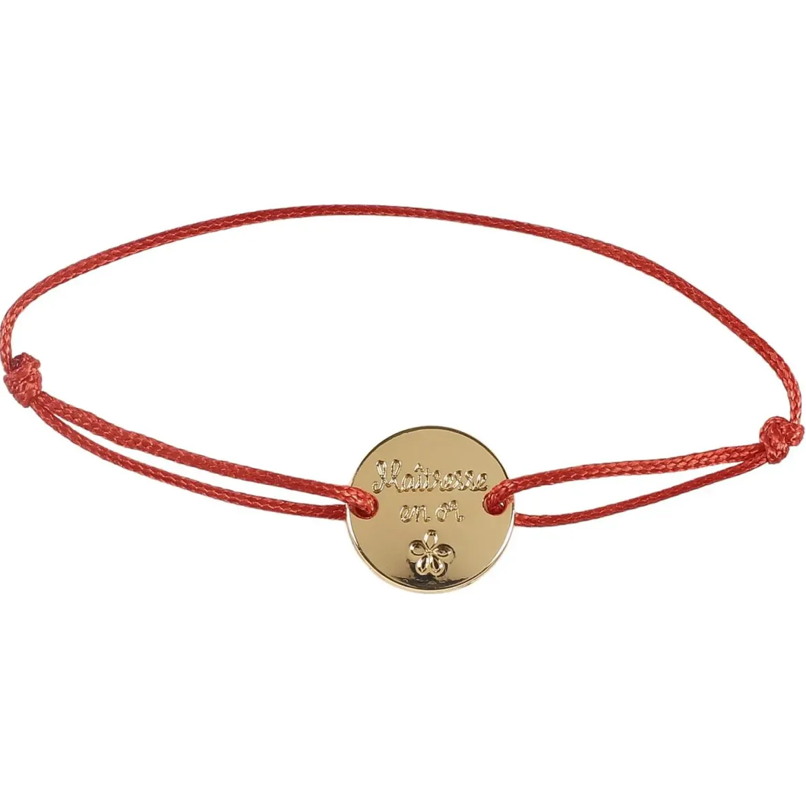 BRACELET CORDON GRAVE MERCI POUR CETTE ANNEE