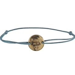 BRACELET CORDON GRAVE MERCI POUR CETTE ANNEE