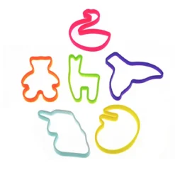 BRACELET FORME ANIMAL EN SILICONE X6