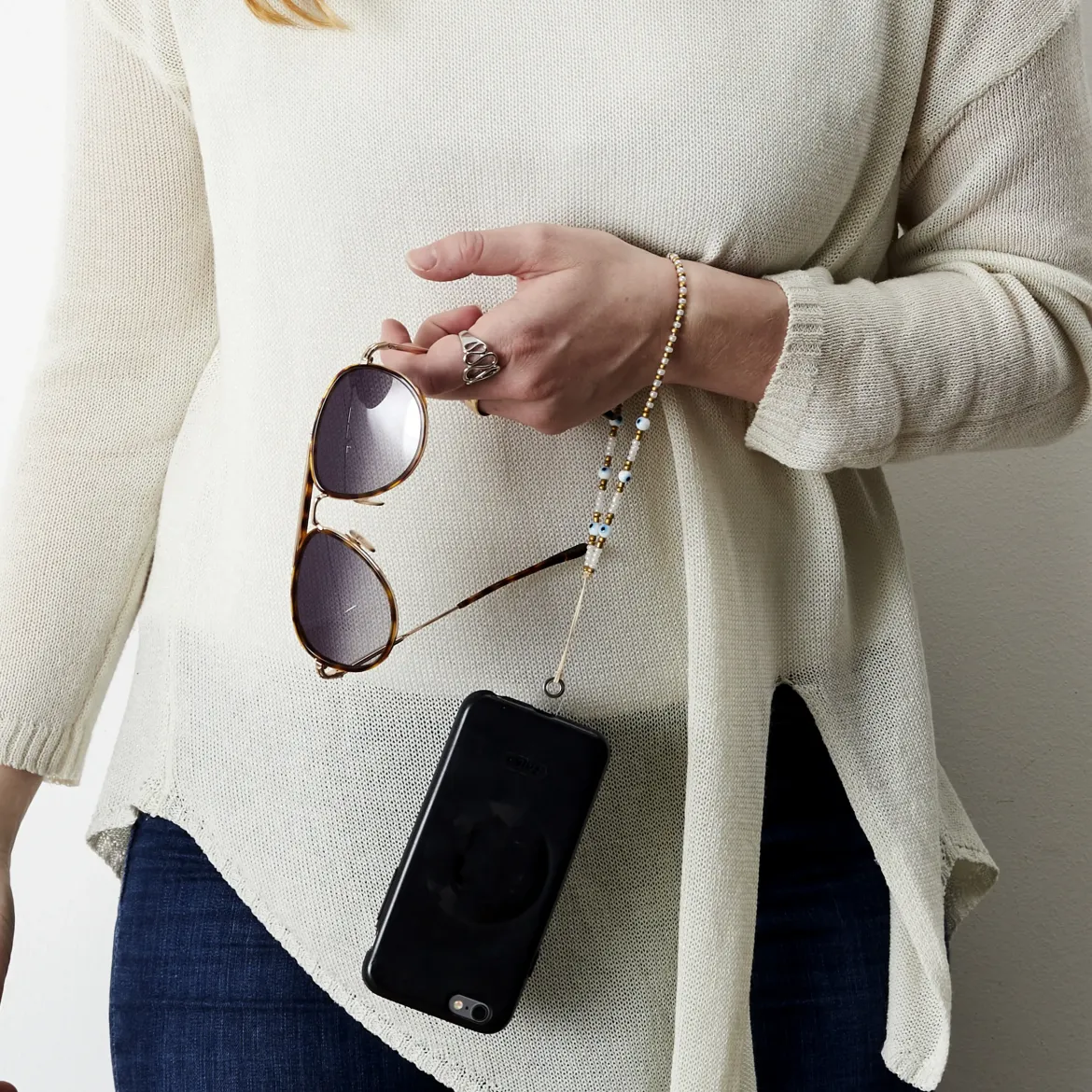 BRACELET SMARTPHONE UNIVERSEL PERLES