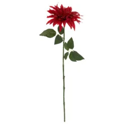 BRANCHE DAHLIA ROUGE H.68CM