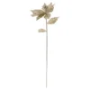 BRANCHE POINSETTIA DORE PAILLETTE 75CM
