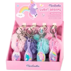 BROSSE A CHEVEUX AVEC POMPON MARTINELIA