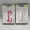 BROSSE A ONGLES TRANSPARENT OU FUCHSIA
