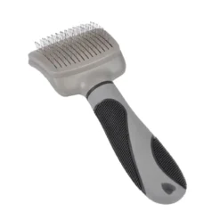 BROSSE CARDE METAL 19CM GRIS NOIR