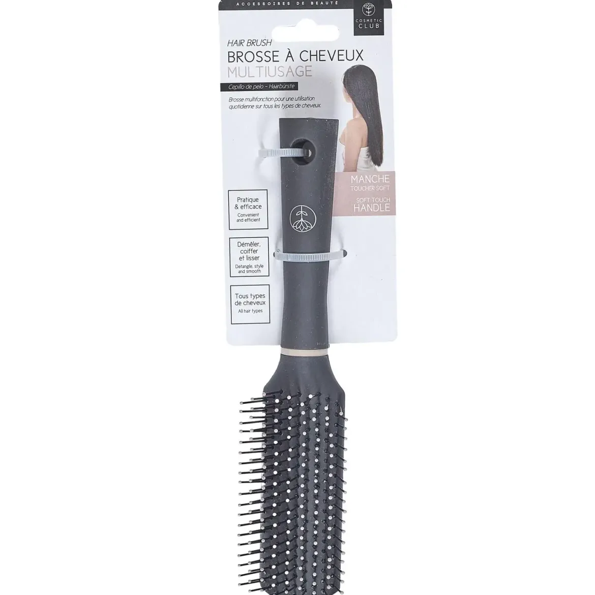 BROSSE CHEVEUX RECTANGULAIRE
