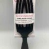 BROSSE COURBEE PICOTS PERLES MIXTE NYLON PLASTIQUE NOIR MATE
