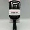 BROSSE COURBEE RECTANGULAIRE PICOTS BLANCS POILS NYLON NOIR