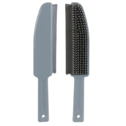 BROSSE DE NETTOYAGE AVEC RACLETTE CAOUTCHOUC