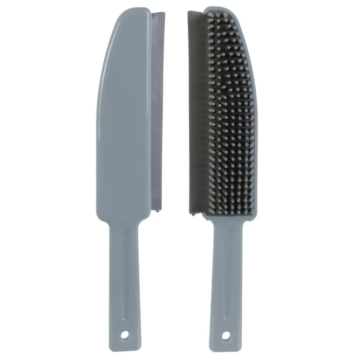 BROSSE DE NETTOYAGE AVEC RACLETTE CAOUTCHOUC