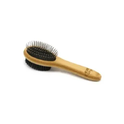 BROSSE DOUBLE FACE BAMBOU 5.2X19CM TAILLE S