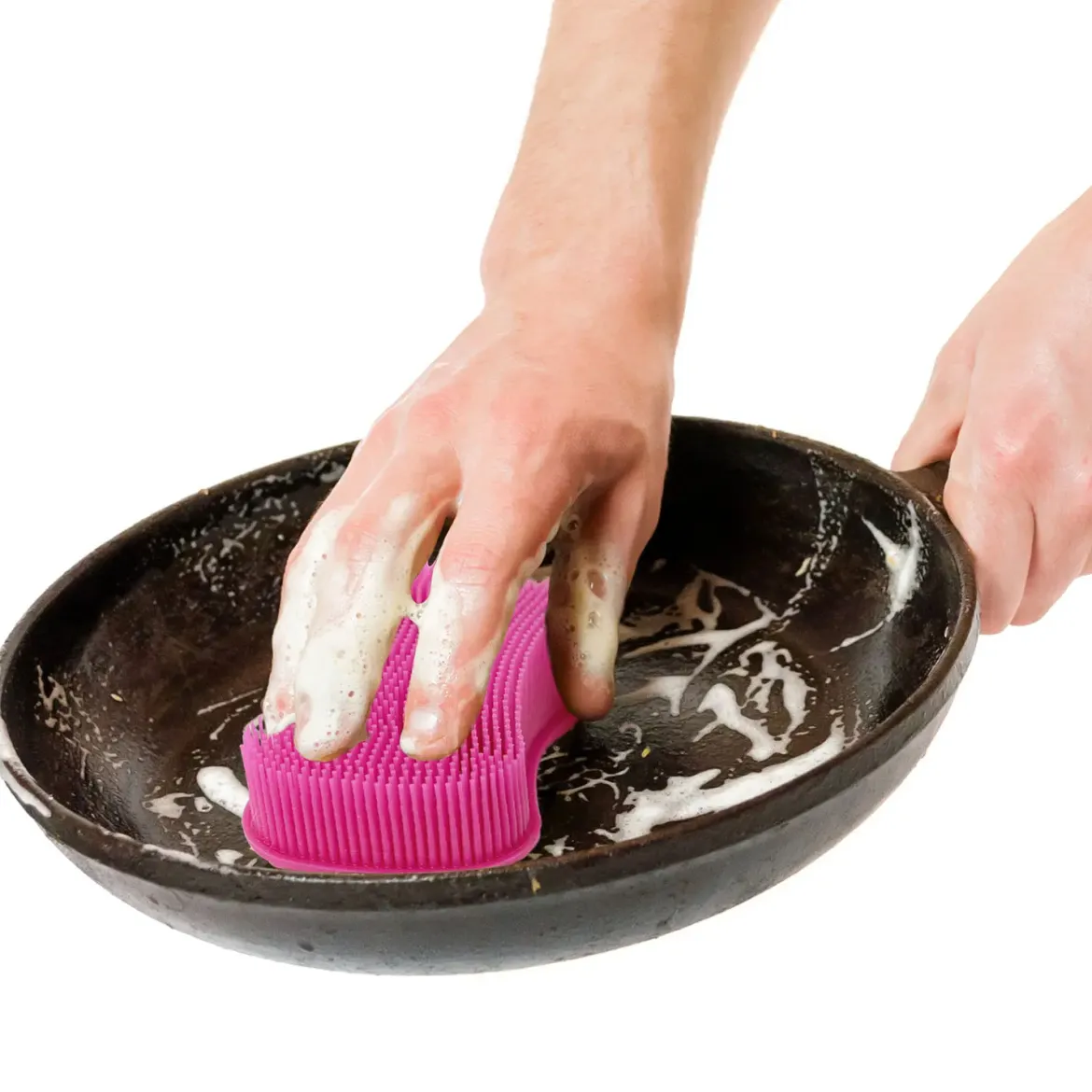 BROSSE EPONGE FLEXIBLE SILICONE