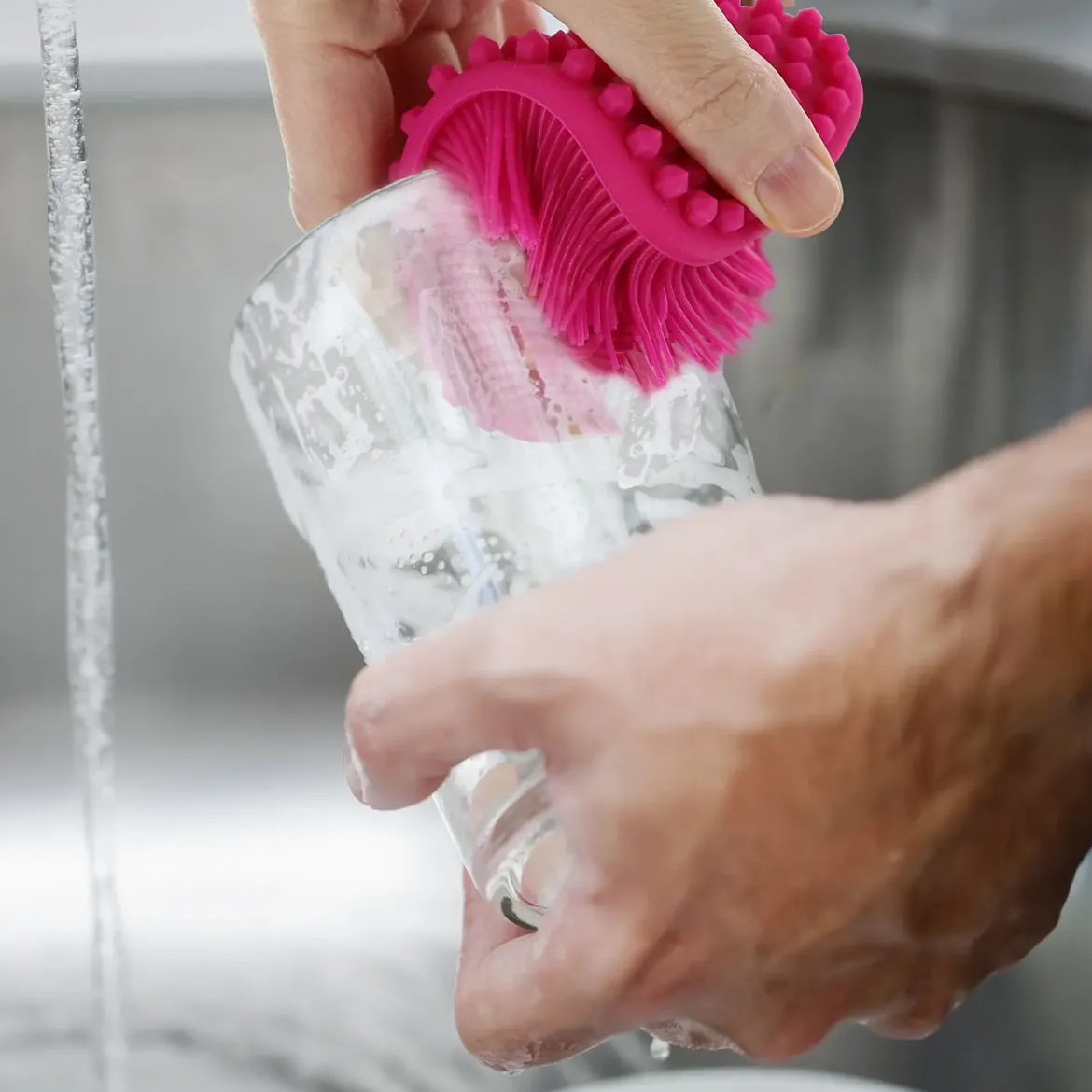 BROSSE EPONGE FLEXIBLE SILICONE