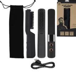 BROSSE LISSANTE USB BARBE ET CHEVEUX