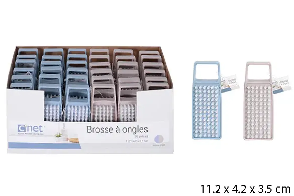 BROSSE ONGLES GREGE BLEU