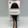 BROSSE PNEUMATIQUE OVALE PICOTS PERLES MANCHE BRONZE NOIR