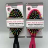 BROSSE PNEUMATIQUE OVALE PICOTS MULTICOLORE NOIR OU FUCHSIA